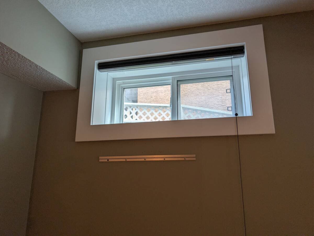 Solar & Security Window Film — Harmony, Rocky View County before film